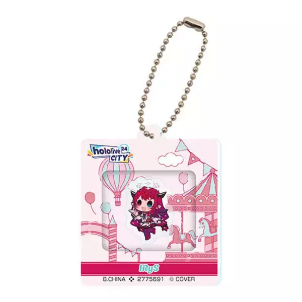 「ホロライブ・紫咲シオン、大空スバルら全14種！シャカシャカ動く「hololive CITY’24」アクリルウィンドウチャーム第4弾」の画像