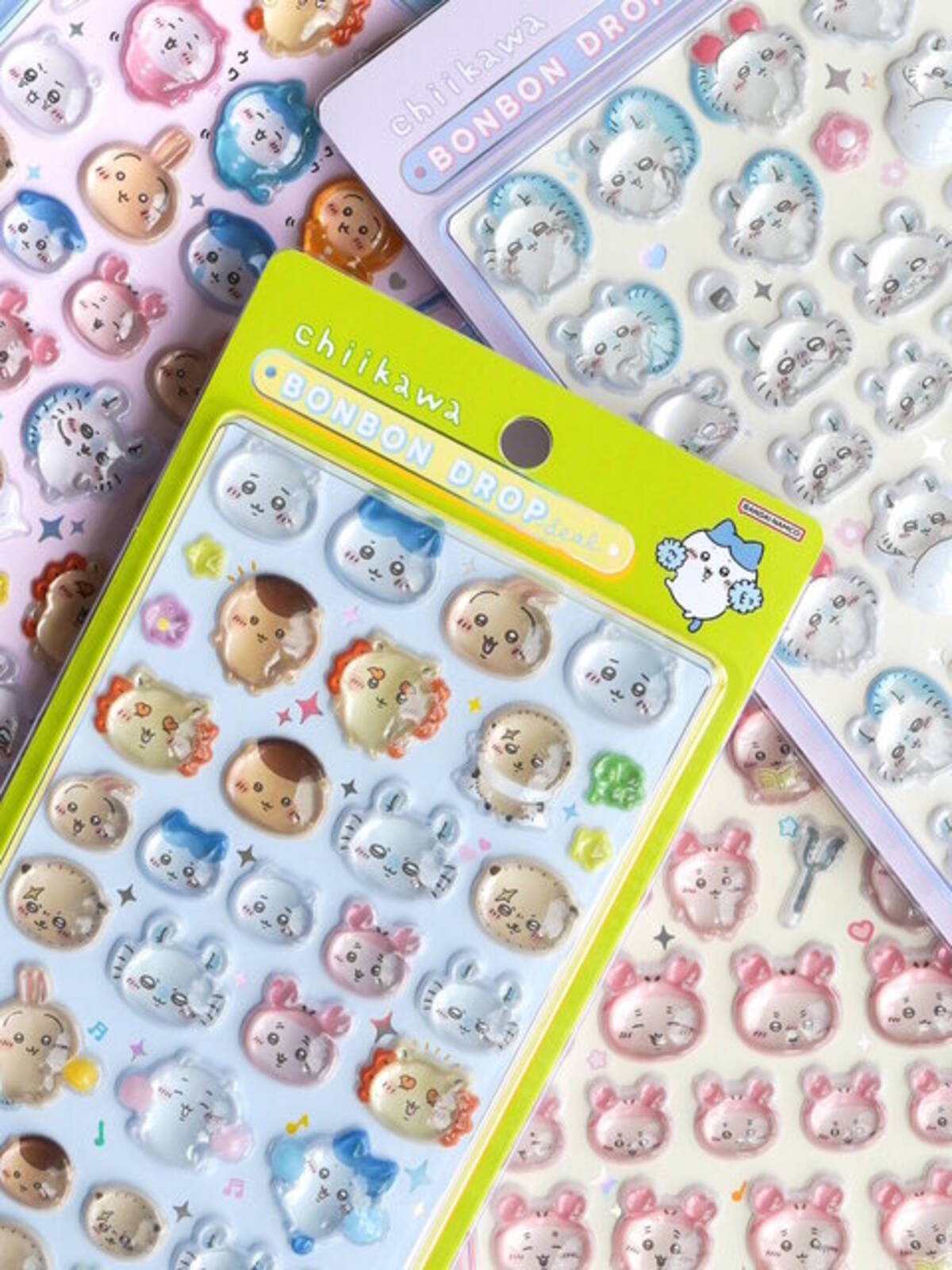 ボンボンドロップシール ちいかわ第2弾」の公式抽選販売が予告 