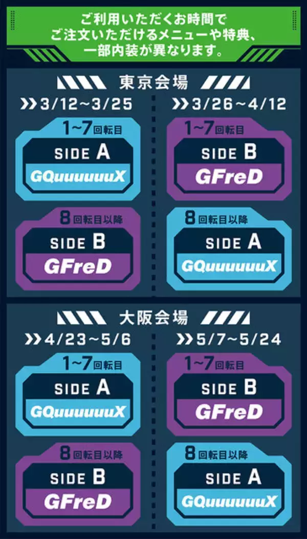 「入場方法でメニューも特典も違う！？ 「機動戦士ガンダム ジークアクス」コラボカフェが東京・大阪で開催」の画像