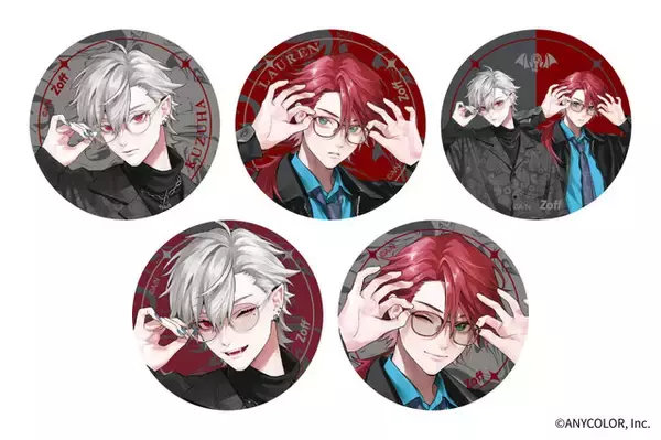 「にじさんじ・葛葉、ローレンが「Zoff」とコラボ！メガネやサングラスが予約受付開始」の画像