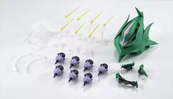 「ガンダムと激闘を繰り広げた「ララァ専用モビルアーマー（エルメス）」が立体化！ビットは7個付属、背面ハッチに収納できるオリジナルギミック搭載」の画像