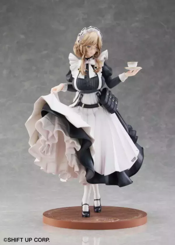 「『勝利の女神：NIKKE』より「エード」フィギュアが抜群の存在感！正統派メイド服に、知的で穏やかな雰囲気が素敵」の画像