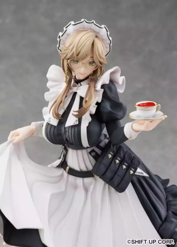 「『勝利の女神：NIKKE』より「エード」フィギュアが抜群の存在感！正統派メイド服に、知的で穏やかな雰囲気が素敵」の画像