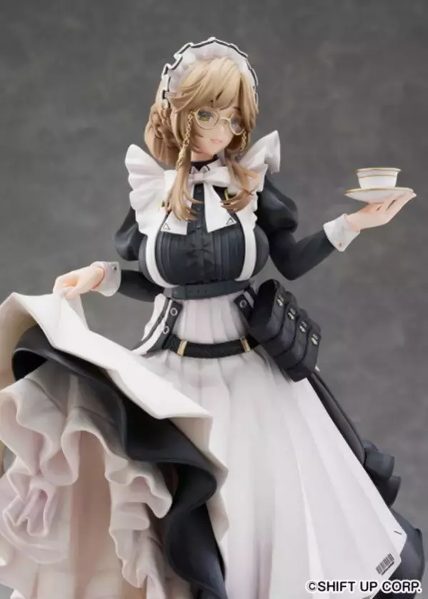 「『勝利の女神：NIKKE』より「エード」フィギュアが抜群の存在感！正統派メイド服に、知的で穏やかな雰囲気が素敵」の画像