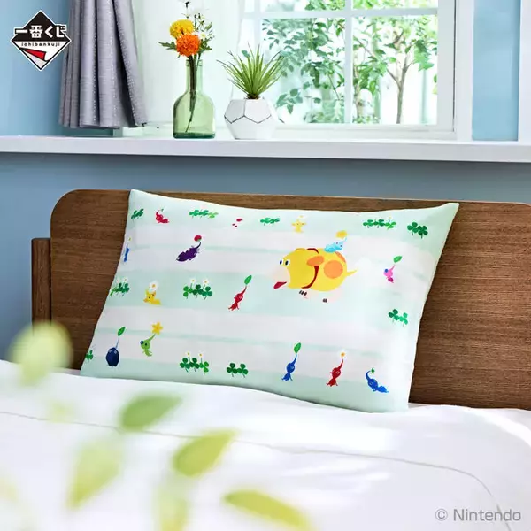 「『ピクミン』新作一番くじの全ラインナップ公開！A賞は頼れる新米救助犬「オッチン」のフェイスクッション」の画像