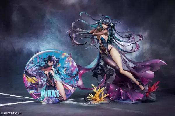 「美しいドレスから魅せるムチムチ太もも！『勝利の女神：NIKKE』より「リトルマーメイド Abyss Flower」フィギュアが予約受付中」の画像