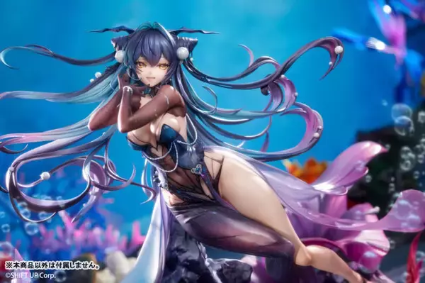 「美しいドレスから魅せるムチムチ太もも！『勝利の女神：NIKKE』より「リトルマーメイド Abyss Flower」フィギュアが予約受付中」の画像