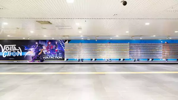 「「にじさんじ」新規ライバーユニット「VOLTACTION」デビュー！？渋谷駅にて”持ち帰り可能な広告”が掲出中」の画像