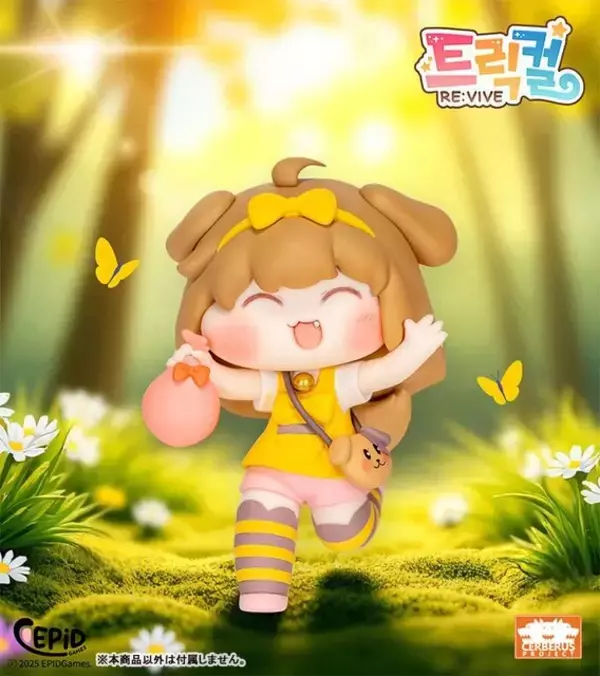 『トリッカル・もちもちほっペ大作戦』より人気キャラ“バター”が立体化！フィギュアでもほっぺのもちもち加減が表現