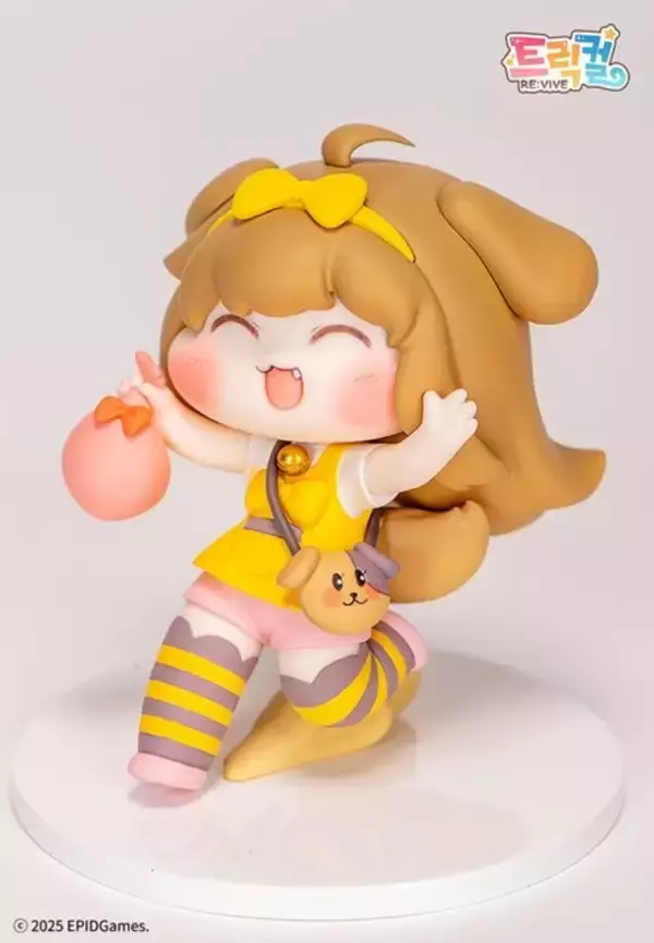 「『トリッカル・もちもちほっペ大作戦』より人気キャラ“バター”が立体化！フィギュアでもほっぺのもちもち加減が表現」の画像