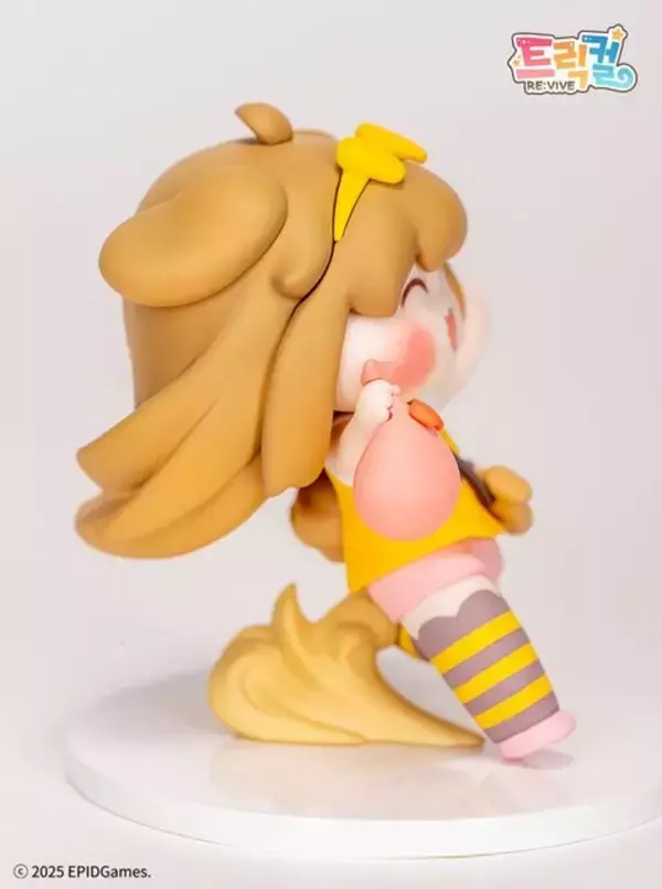 「『トリッカル・もちもちほっペ大作戦』より人気キャラ“バター”が立体化！フィギュアでもほっぺのもちもち加減が表現」の画像