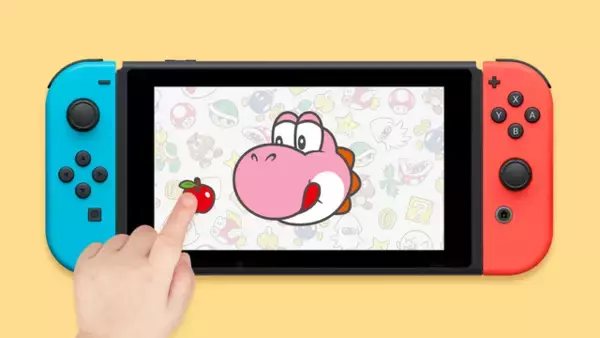 「お子さま向け「マイマリオ」に“ヨッシー”が登場！アプリ『かおヨッシー』や、うたっておしゃべりするぬいぐるみなど展開」の画像