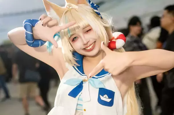 【コスプレ】健康的な肉体美で弾けんばかりのポージングを披露！台湾美女の「サバ・サメコ」がキュートな魅力全開すぎた【写真9枚】