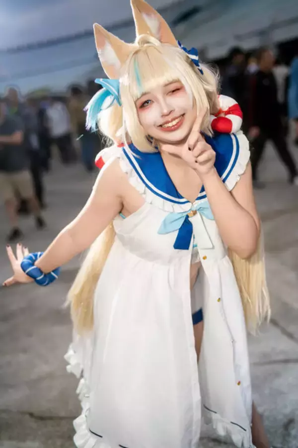 「【コスプレ】健康的な肉体美で弾けんばかりのポージングを披露！台湾美女の「サバ・サメコ」がキュートな魅力全開すぎた【写真9枚】」の画像