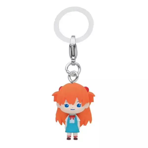 「エヴァ」制服姿のレイ、アスカたちを可愛くデフォルメ！ほのぼのとした表情がチャーミングなガシャポンめじるしアクセサリー全5種