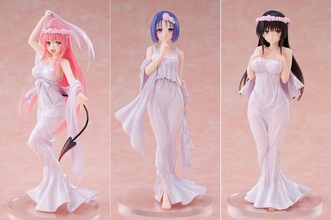「To LOVEる」が1つ2,500円の新作トレーディングフィギュア「CHILLfigg」に登場！ララ、金色の闇など6人を“女神ドレス衣装”でラインナップ