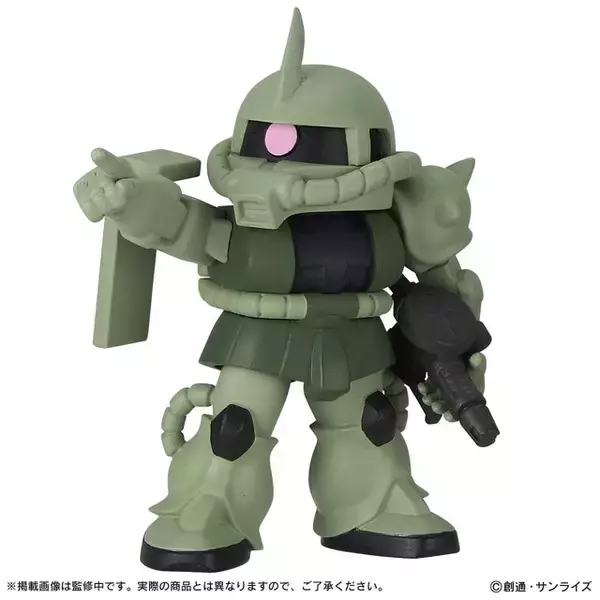 「シャア専用ザクII率いる部隊がズラリ！「機動戦士ガンダム」フィギュア「ならぶんです。」がカッコ良い」の画像