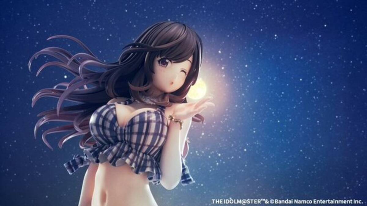 大胆ボディに可愛いチェック柄の水着が惹かれる…！『シャニマス』より 