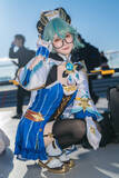 「【コスプレ】メガネがめっちゃ似合う！内向的で恥ずかしがり屋な雰囲気まで再現した『原神』スクロースが可愛い【写真10枚】」の画像9