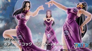 「ワンピース」マリンフォード頂上決戦のハンコックがアクションフィギュアに！豊富な表情 &「メロメロ甘風」再現パーツも付属