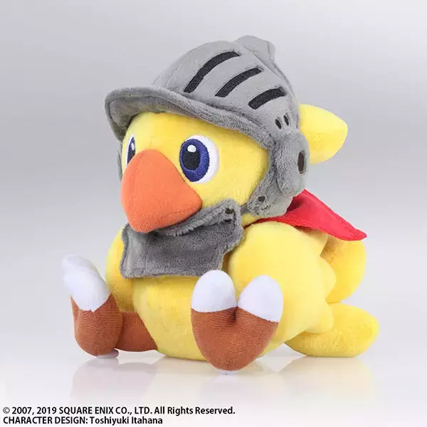 「おすわりポーズのチョコボが可愛い！「チョコボ ナイト」「チョコボ 白魔道士」のぬいぐるみが再受注開始」の画像