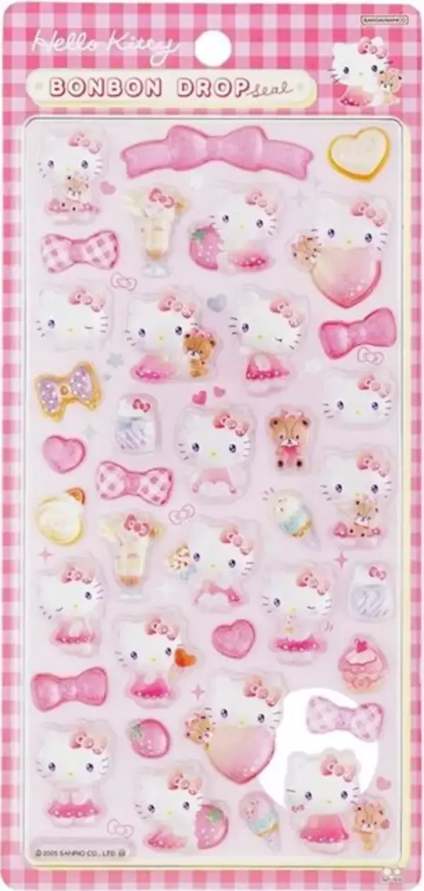 「大人気「ボンボンドロップシール」が抽選販売実施中！「ちいかわ」「ハローキティ」、和柄など」の画像