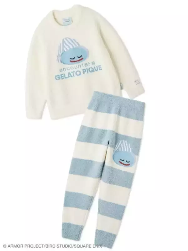 「ジェラピケが『ドラクエ』と初コラボ！すやすや眠るスライムやドラキーが可愛い、ふんわり肌触りのルームウェアなど」の画像