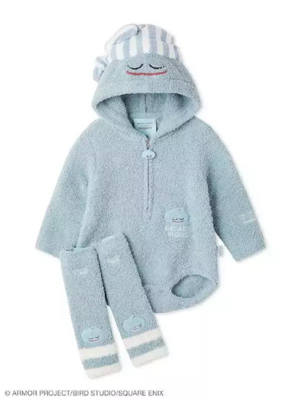 「ジェラピケが『ドラクエ』と初コラボ！すやすや眠るスライムやドラキーが可愛い、ふんわり肌触りのルームウェアなど」の画像