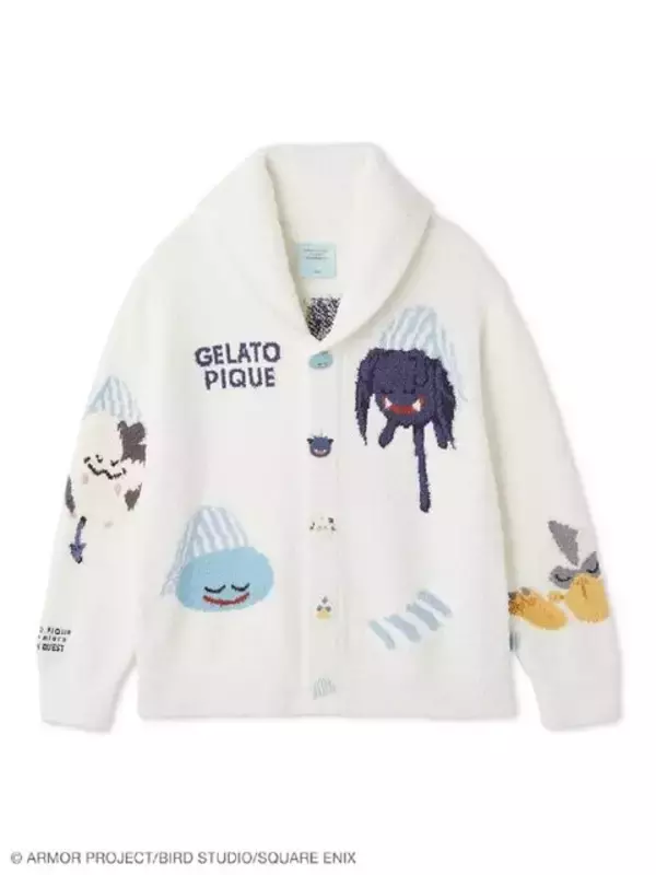 「ジェラピケが『ドラクエ』と初コラボ！すやすや眠るスライムやドラキーが可愛い、ふんわり肌触りのルームウェアなど」の画像