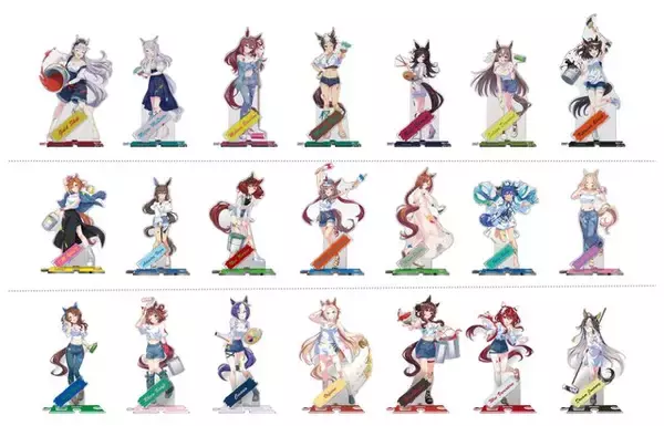 「『ウマ娘』“ペインタースタイル”衣装の新規描き起こし！全国4都市開催のキャラポップストアにて、ごくらく♪ミホノブルボンの風呂桶などグッズ販売」の画像