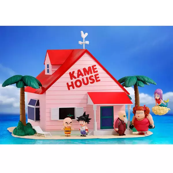 「ドラゴンボール」より「カメハウス」が立体化！内装まで細かく再現―飾って遊べる悟空、クリリンたちのフィギュア7体も付属