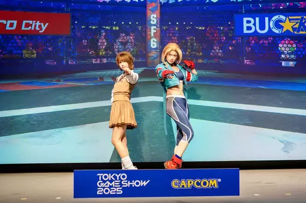 「【コスプレ】『スト6』人気キャラのキャミィと戦える？！鍛えられた腹筋vs小柄な美少女レイヤーのファイトはいかに【TGS2025】」の画像