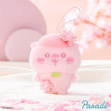 「“淡いさくらいろ”の「ちいかわ」たち全4種！頭に添えられた花も可愛い「ぬいぱれっと」ぬいぐるみマスコットが2月下旬展開」の画像3