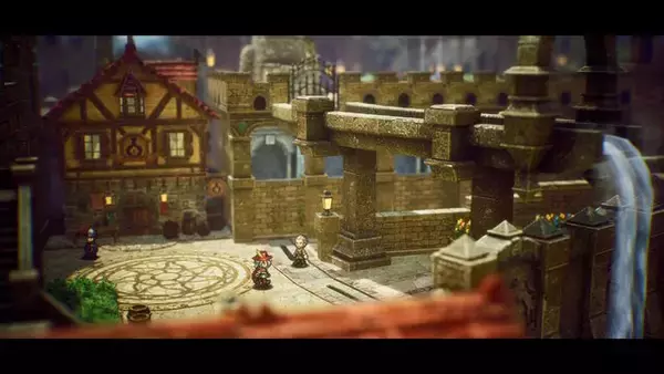 「スクエニのHD-2D初アクション『冒険家エリオットの千年物語』では“ネコ”とふれあえる―保護した子にエサやり、なつくと玩具で遊べる」の画像