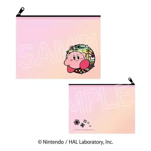 「切り絵風タッチが素敵！『星のカービィ』新商品が予約受付中ー可愛いガラス根付けや日常使いできる湯のみ、ポーチなどラインナップ」の画像