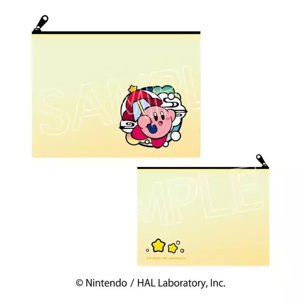 「切り絵風タッチが素敵！『星のカービィ』新商品が予約受付中ー可愛いガラス根付けや日常使いできる湯のみ、ポーチなどラインナップ」の画像