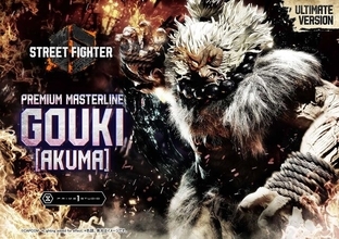 『スト6』豪鬼が約26万円の超高級スタチューに！LEDで「天」が深紅の色に発光する仕掛けも