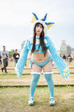 「【コスプレ】曲線美豊かなド迫力ボディは必見！『ポケモン』シャワーズの夏衣装が寒さに負けない美しさでした【写真8枚】」の画像5
