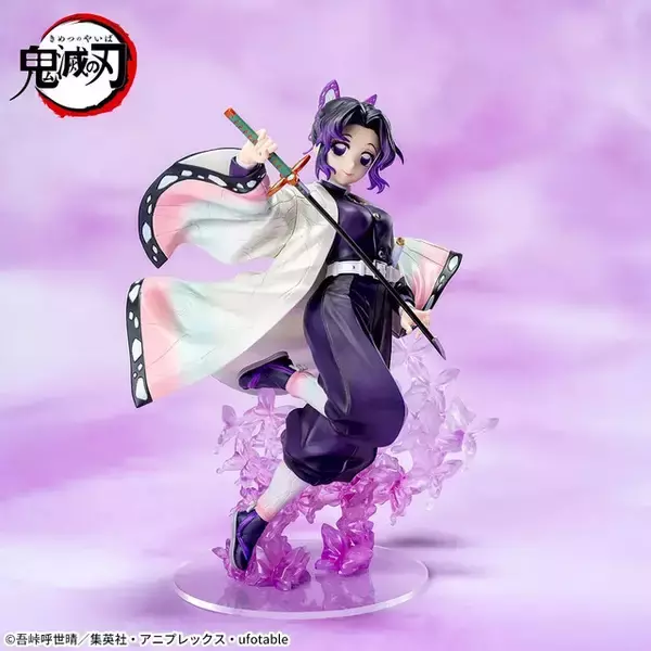 「「鬼滅の刃」より「胡蝶しのぶ」プライズフィギュアが再登場！美麗なクリアエフェクトと共に、優雅に戦う姿を立体化」の画像