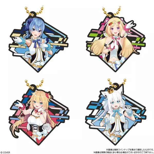 「秘密結社holoXは新規撮りおろしビジュアル！ホロライブ・メンバー全19名の「ラバマスARTグミ」が10月13日発売決定」の画像