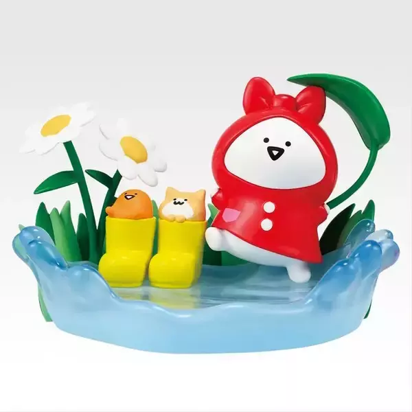 「「お文具といっしょ」新作一番くじがオンライン販売！雨の日を楽しむ「お文具さん」たちのグッズ盛りだくさん」の画像