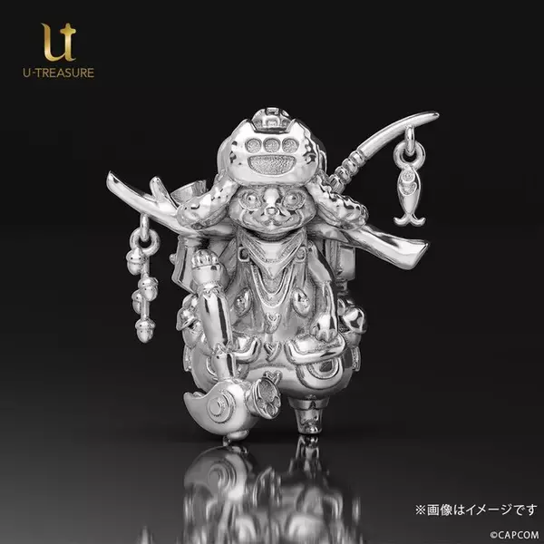 「シルバー製のオトモアイルーが豪華…！『モンハンワイルズ』300体限定で予約受付中―ルアーやどんぐりのパーツは揺れるこだわり」の画像