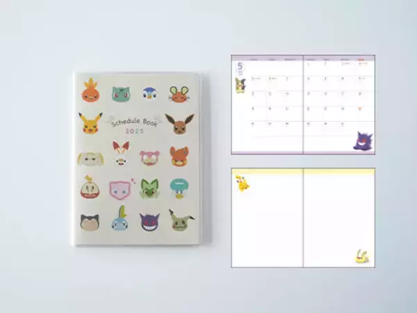 「2025年も手帳はポケモンで！ピカチュウやイーブイフレンズの10月はじまり手帳が豊富なサイズ&デザインで発売中」の画像