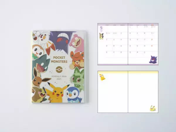 「2025年も手帳はポケモンで！ピカチュウやイーブイフレンズの10月はじまり手帳が豊富なサイズ&デザインで発売中」の画像
