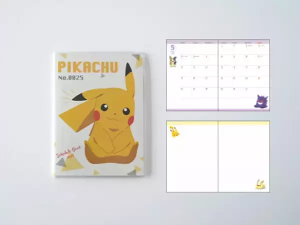 「2025年も手帳はポケモンで！ピカチュウやイーブイフレンズの10月はじまり手帳が豊富なサイズ&デザインで発売中」の画像