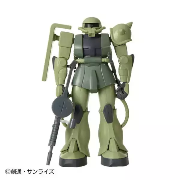 「こいつ…光って音が鳴って動くぞ！「ガンダム」シャア専用ザク＆量産型ザクが、懐かしの“サウンド戦士”で商品化―武器も装備できる」の画像