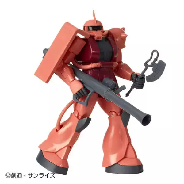 「こいつ…光って音が鳴って動くぞ！「ガンダム」シャア専用ザク＆量産型ザクが、懐かしの“サウンド戦士”で商品化―武器も装備できる」の画像