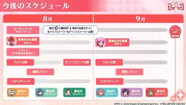 「『スタリラ』が9月30日をもってサービス終了…約6年の歴史に幕、ただし「少女☆歌劇 レヴュースタァライト」の物語は今後も続く」の画像