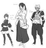 「『モンハンライズ』若かりし頃の「ハモン」はとんでもないイケメンだった！里の娘たちが持て囃す“美男ぶり”を見よ」の画像1