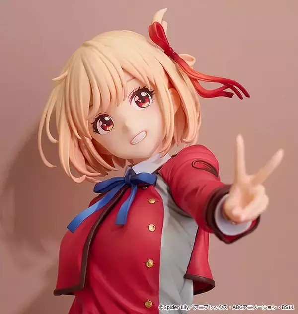 「「リコリコ」キービジュがモチーフ！「錦木千束/井ノ上たきな」フィギュアが予約受付開始、髪やスカートなど躍動感にあふれる仕上がり」の画像